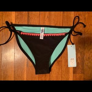 ❤️ ALL Swim 3 for $15 Black String Bikini Bottoms